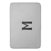 シルバーブラックモノグラム バスマット (正面縦)