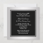 シルバーブラック企業のタイ募金 招待状 (裏面)