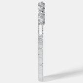 シルバーブラッシュメタルグリッターモノグラム名 Case-Mate iPhoneケース (裏面 / 右)