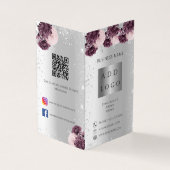 シルバーブルゴーニュ花模様事業のパンフレット (外部)