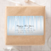 シルバーブルーきらめくアイシクル ラベル (インサイチュ)