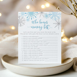 シルバーブルーの雪湖誰がママのゲームを知っ最高のている