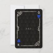 シルバーブルーカジノベガスソングリクエス結婚ト 出欠カード (裏面)