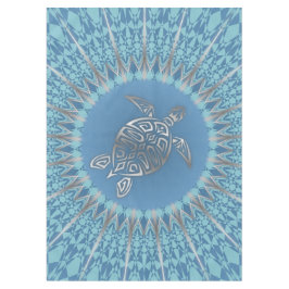 シルバーブルーシーカートル・曼荼羅 テーブルクロス