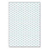 シルバーブルースノーフレークウィンターウェディングテーブル番号 テーブルナンバー (裏面)