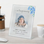 シルバーブルーフローラ写真記念披露宴 台座サイン (インサイチュ)