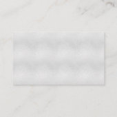 シルバーブルーベビーシャワーボーイおむつラッフルチケット エンクロージャーカード (裏面)