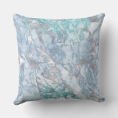 シルバーブルーマーブル クッション (裏面)