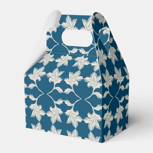 シルバーブルーワインディング葉 フェイバーボックス (正面サイド)