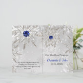 シルバーブルー王室のスノーフレーク冬の結婚式 (スタンド正面)