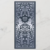 シルバーブルー王室のライオン中世結婚剣 メニュー (裏面)