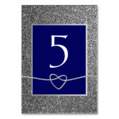 シルバーブルー結婚ズ テーブルナンバー (裏面)