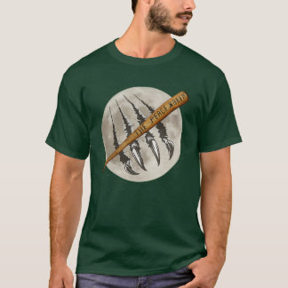 シルバーブレットワーウルフザピースメーカーこうもりハロー Tシャツ
