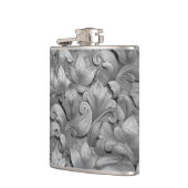 シルバーブロッサムエレガンスプリント(AI+Human) フラスク (左)