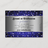 シルバーブ王室のルーグリッタースパークルスターズエレガンス 名刺 (裏面)