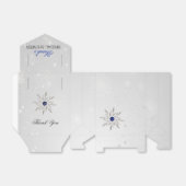 シルバーブ王室のルーブライダルシャワーの特典ボックス フェイバーボックス (折り畳みなし)