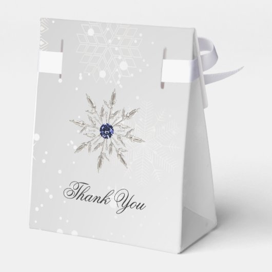 シルバーブ王室のルーブライダルシャワーの特典ボックス フェイバーボックス (裏面サイド)