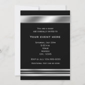 シルバープラチナムシャインエレガントイベント招待状 招待状 (正面)