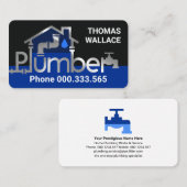 シルバープラムホームパイピング 名刺 (正面/裏面)