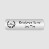 シルバープリント会社名札 – Office Supplies 名札 (正面)