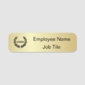 シルバープリント会社名札 – Office Supplies 名札 (正面)