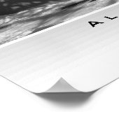 シルバープリント- "Adobe, Snow & Shadows" ポスター (角)