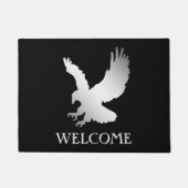 シルバープレデターのイーグルウェルカムフォーマット ドアマット (正面)