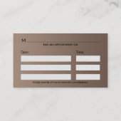 シルバープロフェッショナルメディカルカドゥセウス 予約カード (裏面)