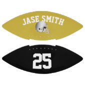 シルバーヘルメット金ゴールドブラック・カスタム アメリカンフットボール (パネル)