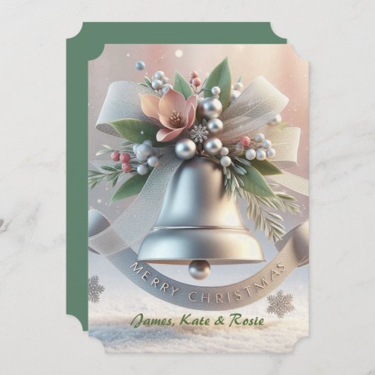 シルバーベルのクリスマスの願い シーズンカード (正面/裏面)