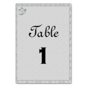 シルバーベルシンフォニーウェディングレセプション テーブルナンバー (裏面)