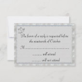 シルバーベルズウェディングSVP 出欠カード (裏面)