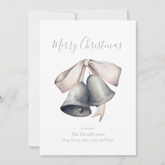 シルバーベルズクリスマス シーズンカード (正面)