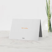 シルバーベルズホリデーカード サンキューカード (裏面)