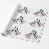 シルバーベルズホワイトラッピング紙 ラッピングペーパー (アンロールド)