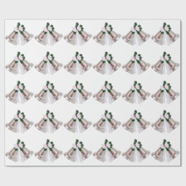 シルバーベルズホワイトラッピング紙 ラッピングペーパー