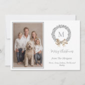 シルバーベルズリースモノグラム写真 シーズンカード (正面)