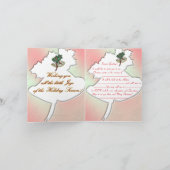 シルバーベルズ招待状カード 招待状 (内部)