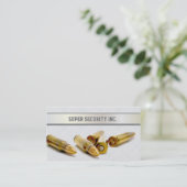 シルバーベルトボディガード弾丸の名刺 名刺 (スタンド正面)