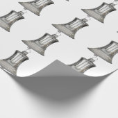 シルバーベルホワイトラッピング紙 ラッピングペーパー (角)