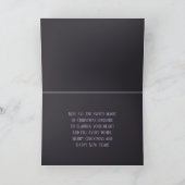 シルバーベル及び紫色の弓 シーズンカード (内部)