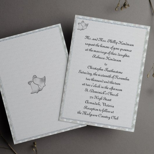 シルバーベル結婚ズ 招待状