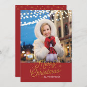 シルバーベル/クリスマスフォトカード シーズンカード (正面/裏面)