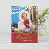 シルバーベル/クリスマスフォトカード シーズンカード (スタンド正面)