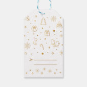 シルバーベル/クリスマスプレゼントラベル ギフトタグ (裏面)