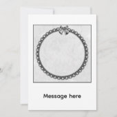 シルバーベル 招待状 (正面)