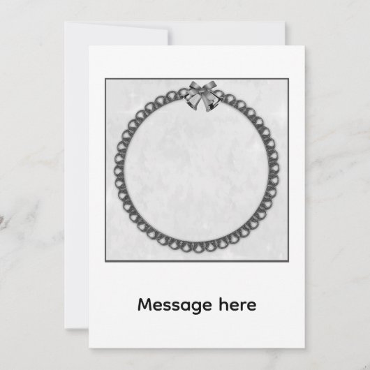 シルバーベル 招待状 (正面)