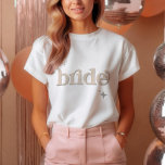シルバーベージュディスコブライドブライダルパーティhen DOシャツ Tシャツ<br><div class="desc">レトロディスコボールブライダルシャワー招待状&デココレクションで時間を遡る。ゆったりとしたシルバーのグリッターフォントによって強化された、抑えられたベージュとグレーのアーチで70年代の懐かしさに浸る。象徴的なレトロなディスコのボールは、魅力のtouchを維持しながら、ディスコの魅力の時代を呼び起こす中心のステージをフェミニン取る。真のレトロな祝スタイルでグルーヴと花嫁の準備をしなさい。#zazzlemade</div>