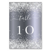 シルバーホワイトグリッターキラキラ テーブルナンバー (裏面)