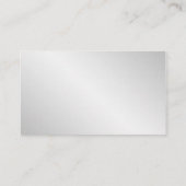 シルバーホワイトスノーフレークウィンターウェディング座席表 プレイスカード (裏面)